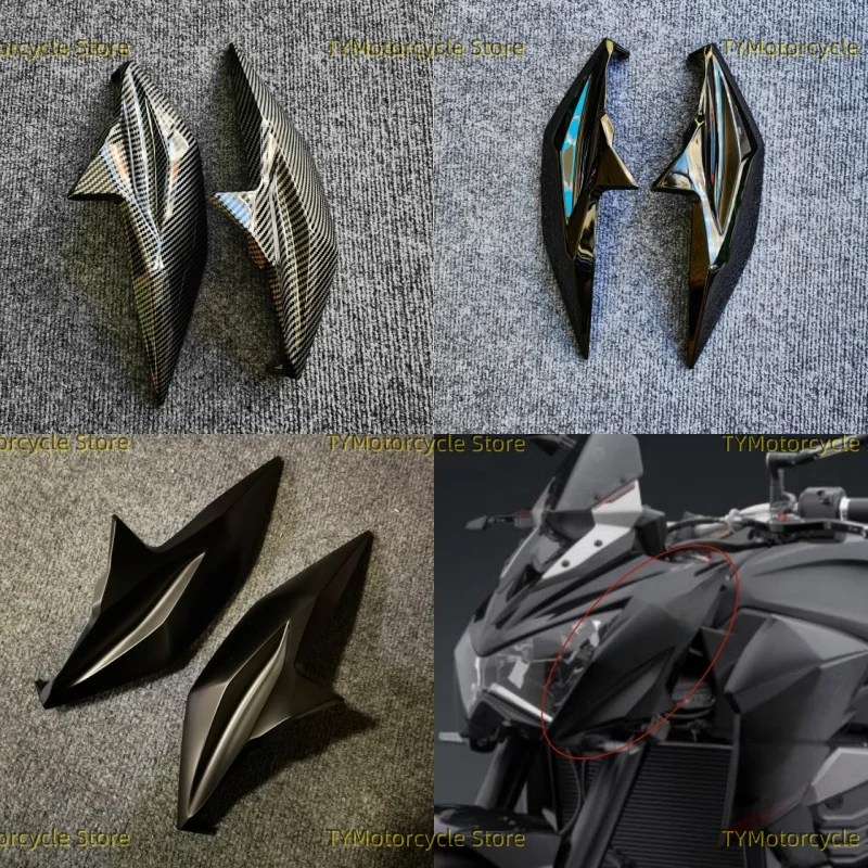 

Fit For Kawasaki Z800 Z 800 2013 2014 2015 2016 2017 Motorcycle Headlight Side Fairing Cover Upper Front Nose Head Cowl Shell