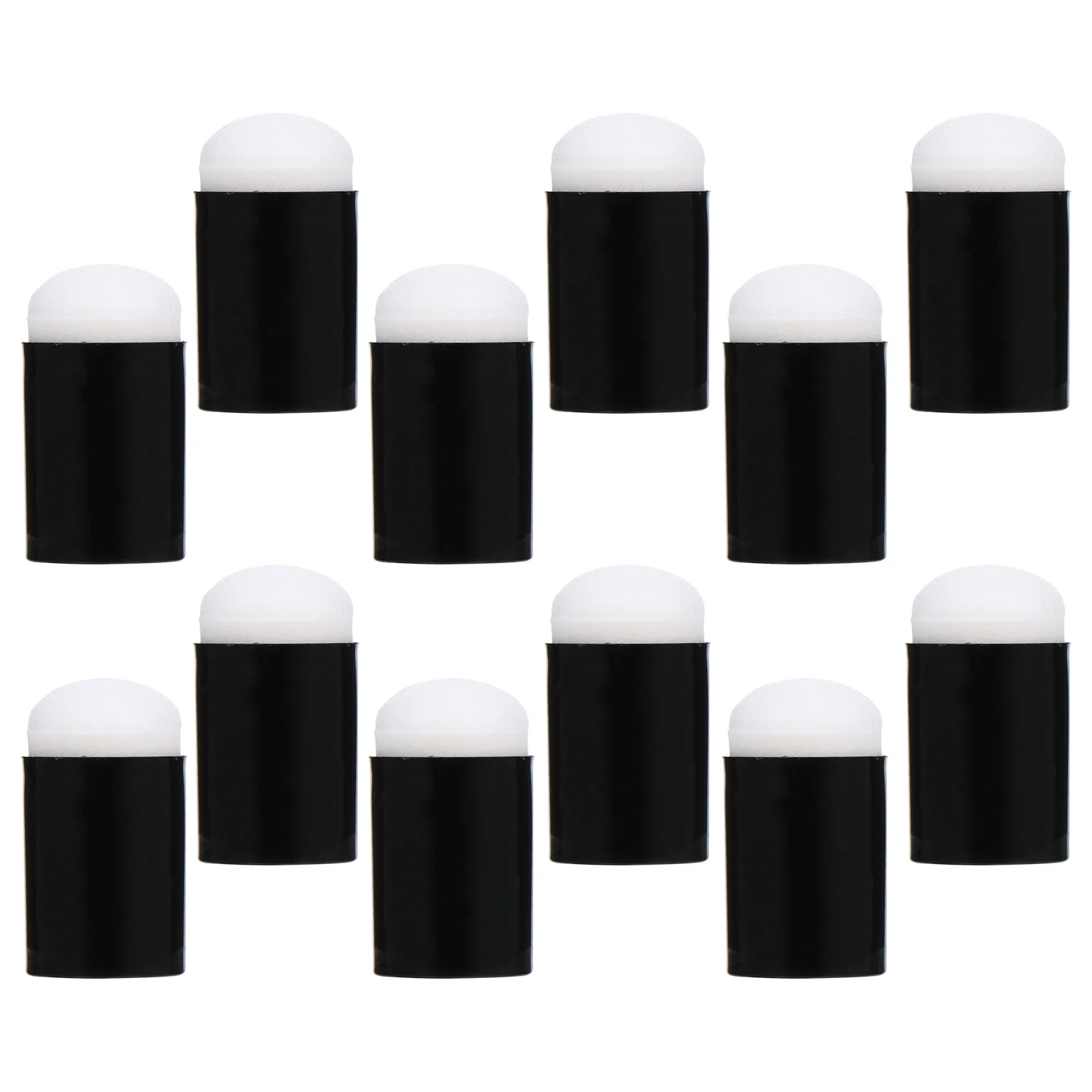 12 pezzi per bambini pittura copri dita 2.8X1.5X1.5Cm maniche in spugna eco riutilizzabile pittura per bambini per attività di disegno artigianale fai da te