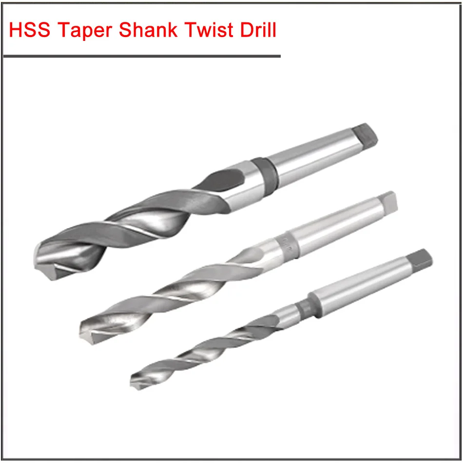 HSS Reaming Drill 13 14 15 16 17 18 19 20 25 30 35 40 45 50-80mm High Speed Steel Morse 1 2 3 4 5 6# Taper Shank Twist Drill Bit