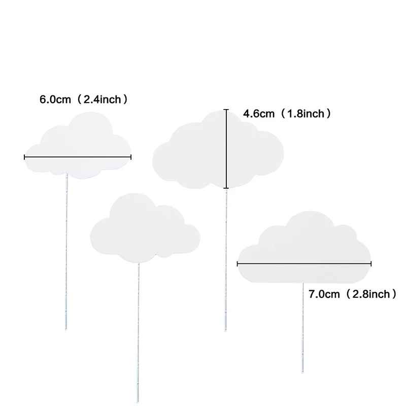 Hot air balloon Cake Topper One Year Old Cloud Star Happy Birthday Wedding Anniversary Party Baby Shower Baking Cake  DIY Decor