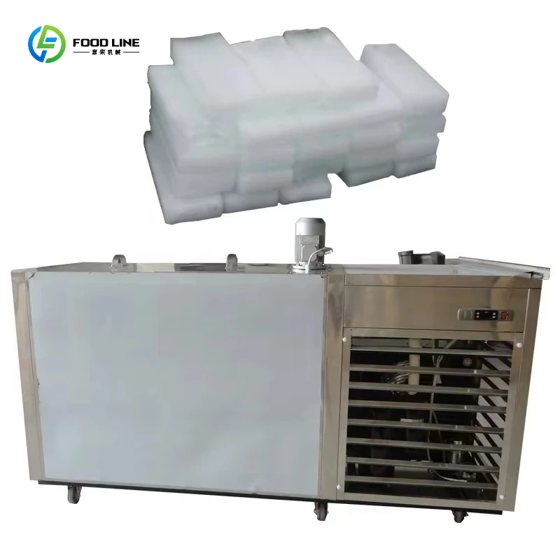 Automation Industrial Big Ice Block Making Machine Cube Ice Block Maker Machine Commercial Brick Ice Maker Price Customized