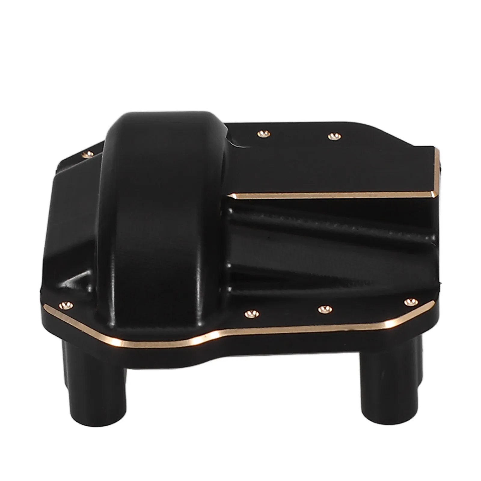 

Rc Brass Diff Cover Black Coated Rc Crawler Front Rear Axle Housing for Scx10 Ii Ar44 Boost Stability Traction Upgrade