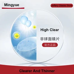 Good Quality Super-Tough Optical Prescription Myopia Reading Lens MR-8 Series 4 Heavy Hardness Aspherical High-definition Resin