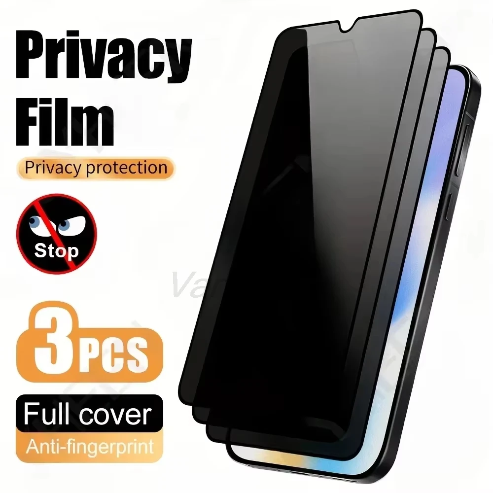 

1-3PCS Privacy Protector Screen For Xiaomi Poco F7 Pro X7 Pro X6 5G M6 5G X4 X5 F4 5G F3 GT C65 X3 GT M3 Anti-Spy Temered Glass