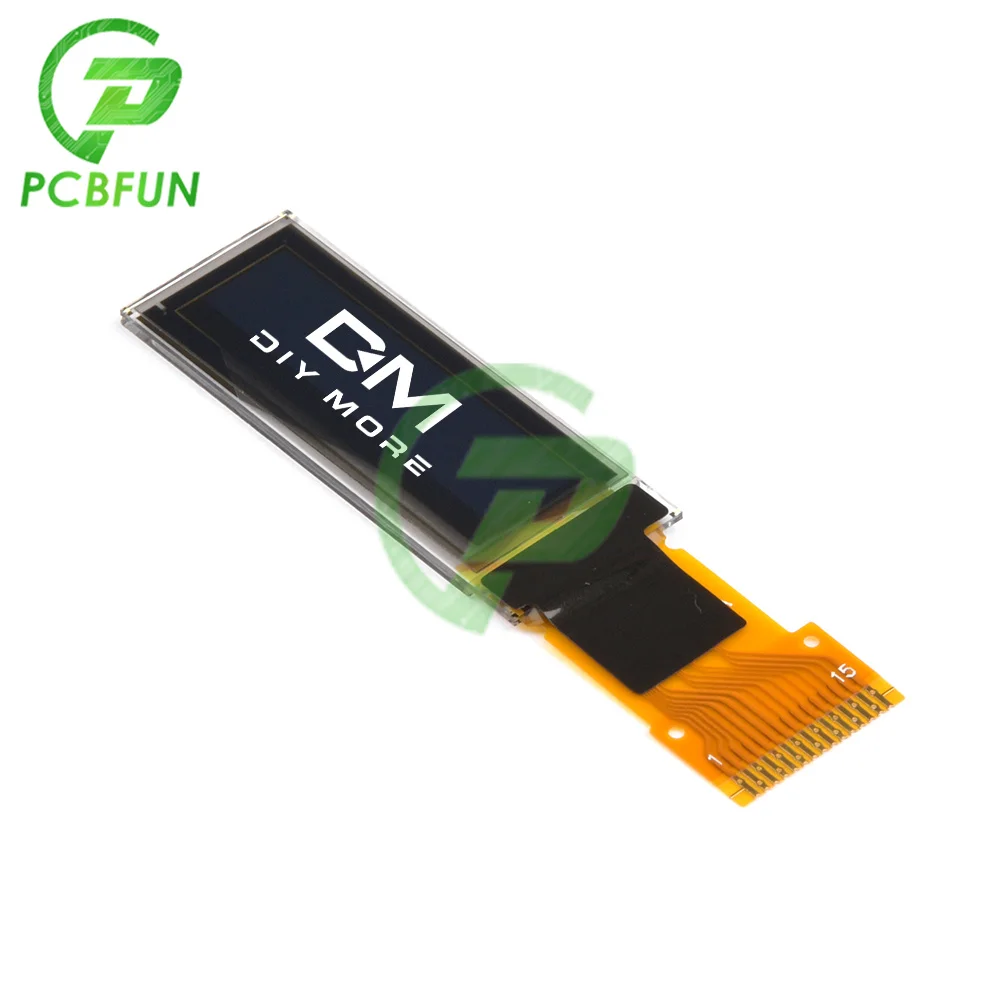 0.91 Inch Oled Module 0.91 "Wit/Blauw 128X32 Spi-interface Driver 3.3V 15PIN Voor Ardunio