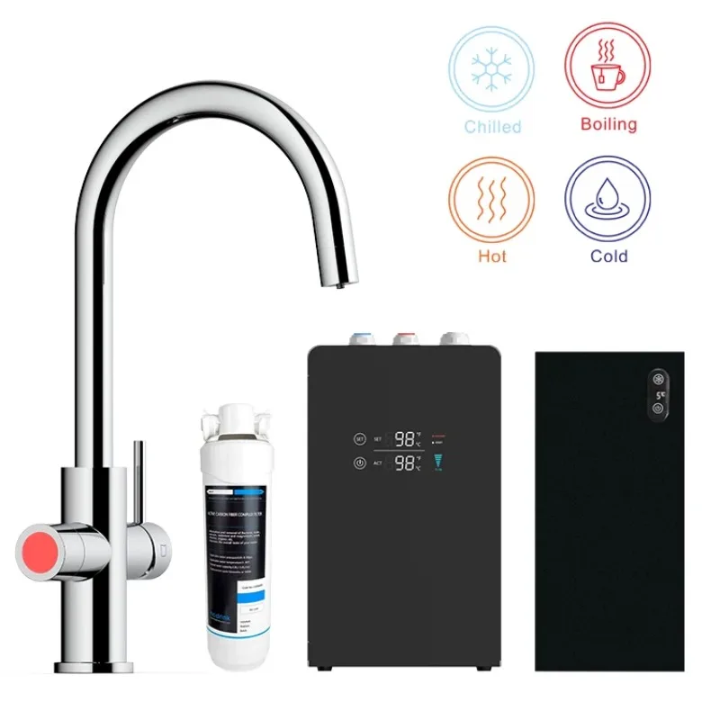 【Best Selling】Iwater High Flow Boiling Drink Water Filter Purification Mixer Taps Dispenser Machine Faucet For Home Kitchen Coun