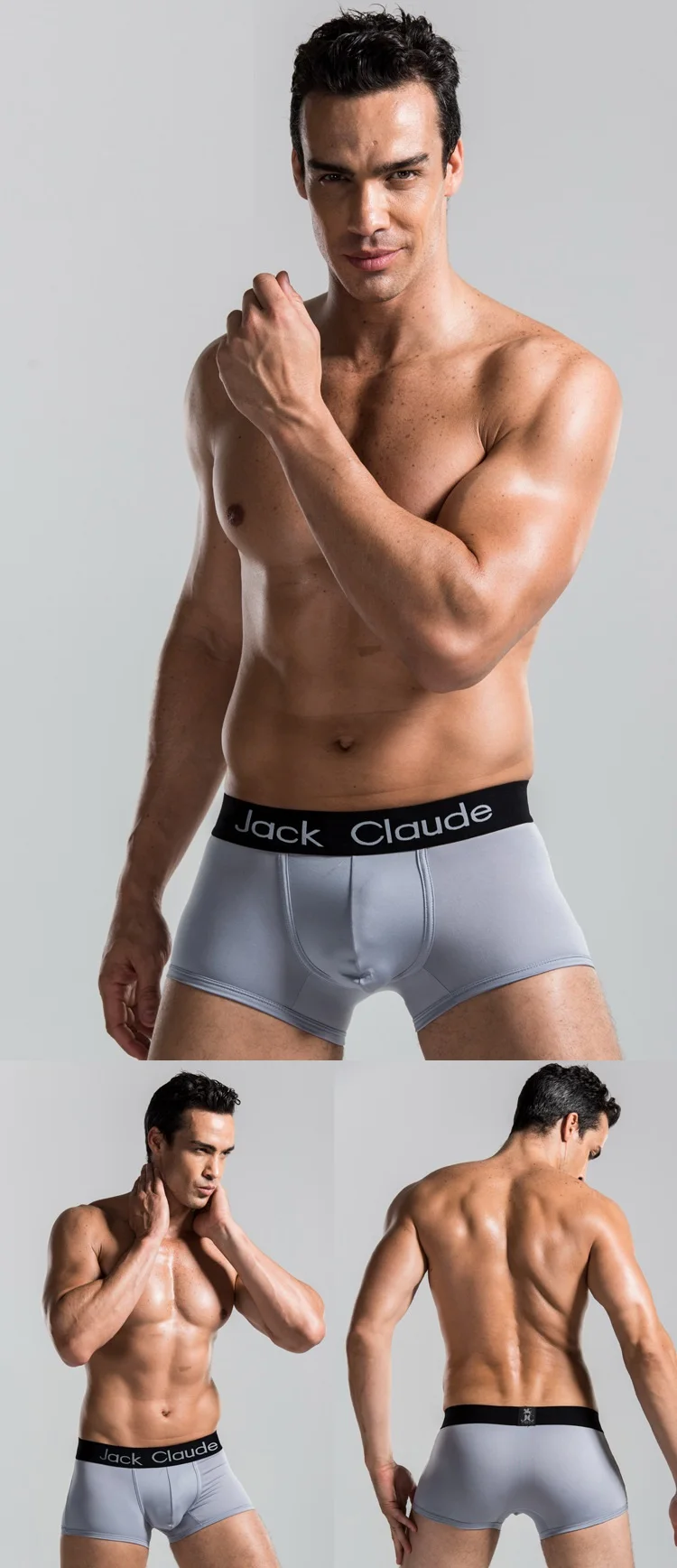 6Pcs/Lot Jack Claude New Male Underwear Men Boxer Men\'s Sexy Underpants For Man Panties Breathable Underpanties cuecas Wholesale