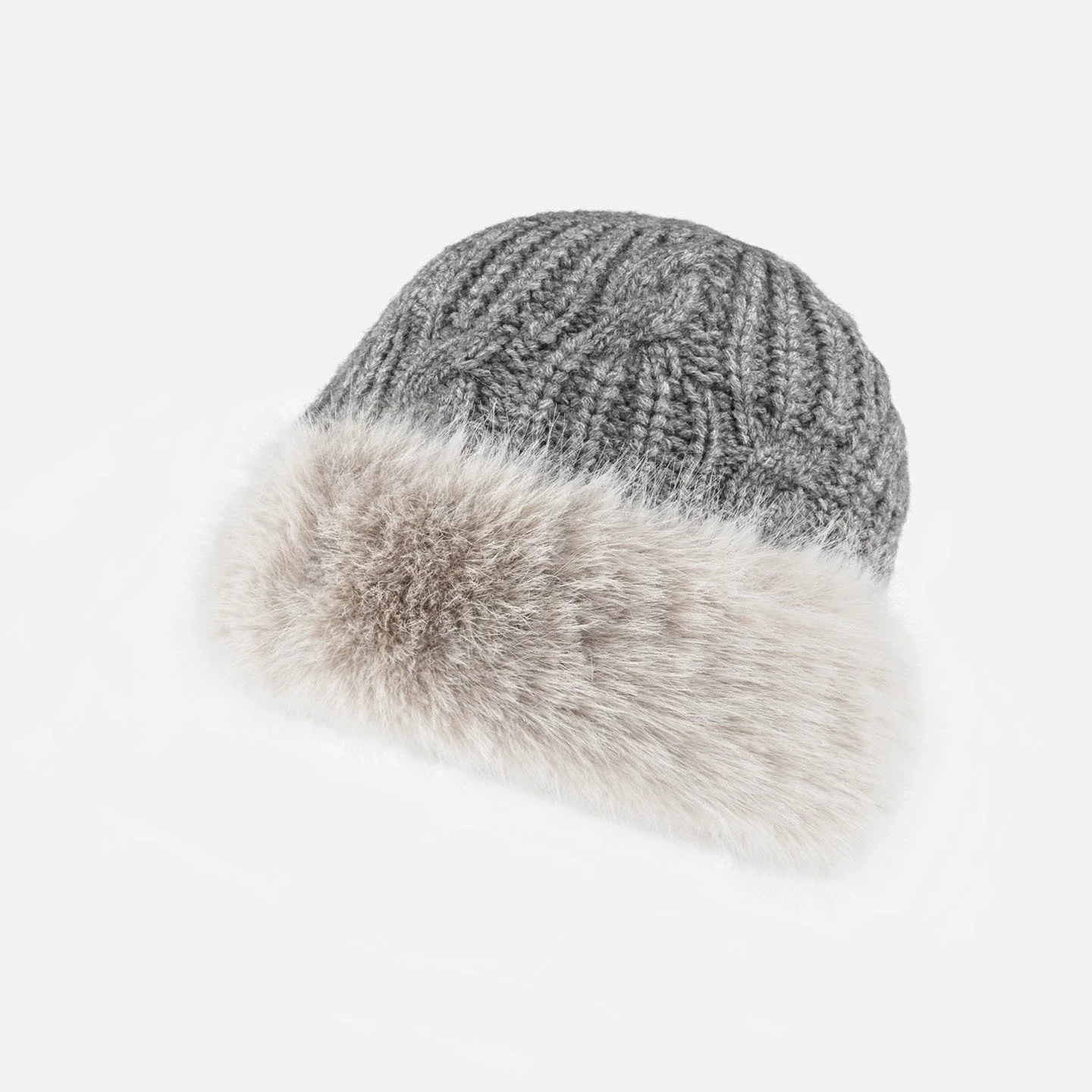 Fuzzy Knit Hats for Men and Women: Winter-Ready, Fleece-Lined, Thick, Warm Mongolian-Style Hats with Mink-Look Faux Fur Trim