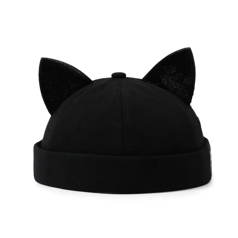 Brimless Round Dome Skull Cap Women Summer New Korean Cute Versatile Yuppie Mandarin Hat Casual
