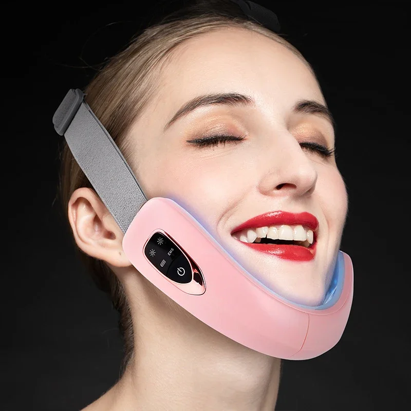 Instrument intelligent Portable de lifting du visage, instrument de beauté de Type Vibration à Micro-courant à haute fréquence, masseur Facial