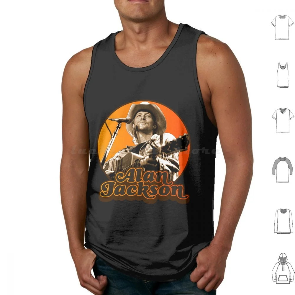 

Alan Jackson ) ) ( ( Retro S Tank Tops Vest Sleeveless Alan Jackson Denise Jackson Country Singer Alan Jackson Alan Jackson