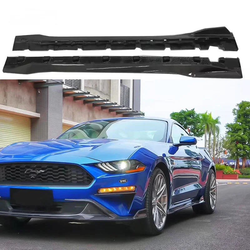 Premium Bespoke Facelift Body KitYOMDO Real Carbon Fiber Side Skirt Lip Side Bumper Lip For 2018-2022
