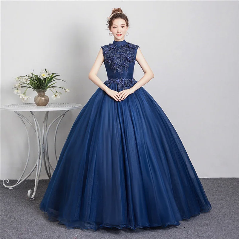 Meisheng Solo-Performance-Kleid, buntes Garn, 2025, neuer Student, Gesangskunst, Prüfungskleid, Damen-Abendkleid, Puffrock, langer Stil