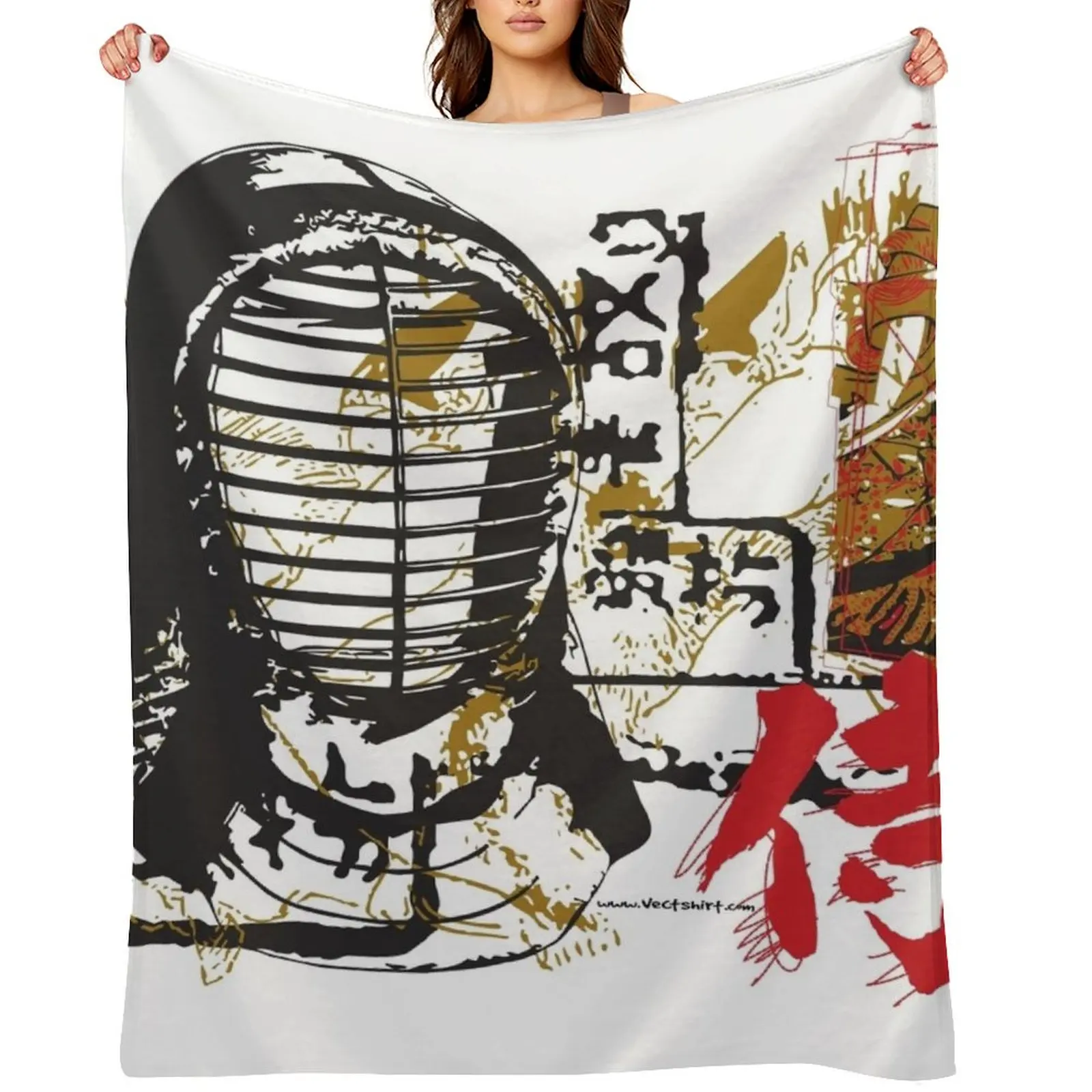 

Ninja Japan Throw Blanket Nap Sofa Throw Bed linens Blankets