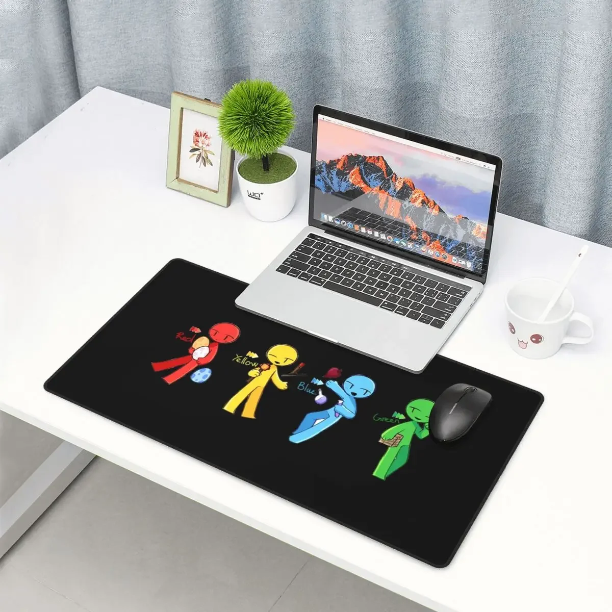 Large Mouse Pad Alan Animation Becker Music Gamer PC Laptop Mats Keyboard Carpet Computer Gaming Office Accessories Desk Mat