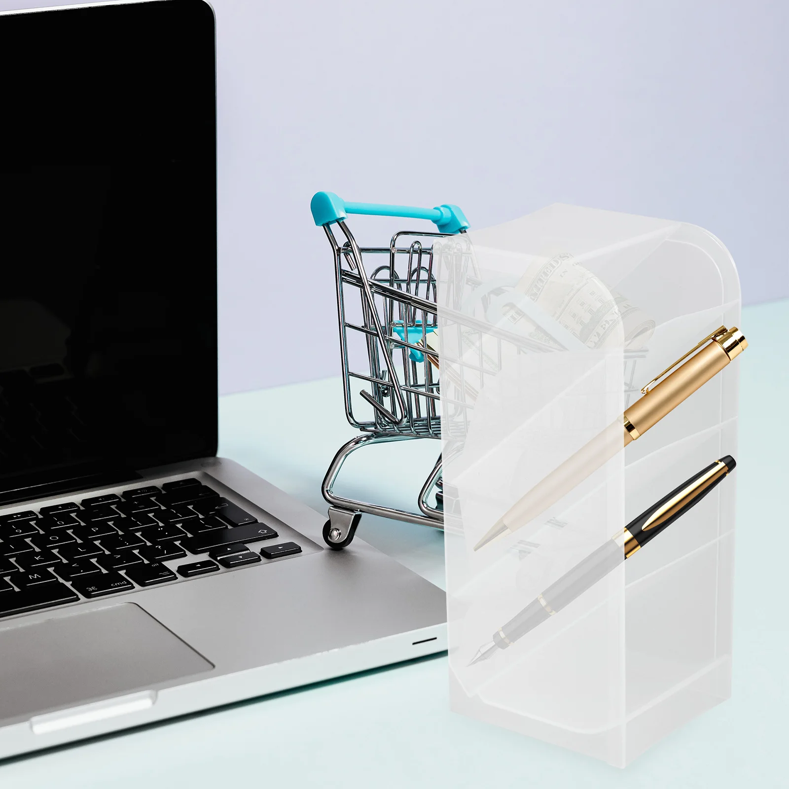 

3Pcs Vertical Pencil Holder Multi Grid Desk Pen Organizer Pen Holder for Desk Makeup Brush Storage Desktop Organizer