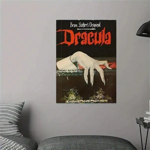 Moderne Horror Vampire Hand Canvas -Drucke, gotische dramatische Wandkunst, Wohnzimmerplakat, Badezimmer, Heimdekoration Halloween 10 Hauptverkaufs -Gotic -Designs - №1