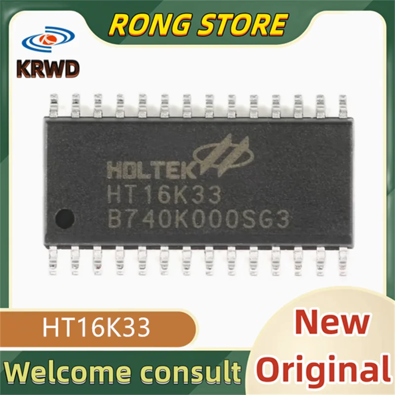 

10PCS HT16K33 NEW Original HT16K3 16K33 SOP-28