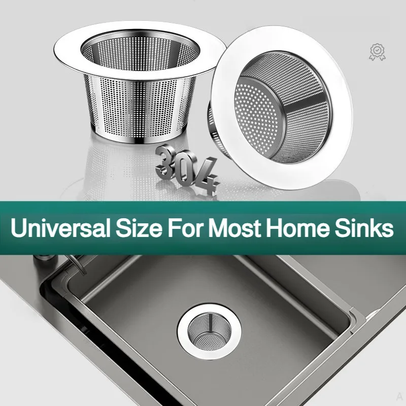 Stainless Steel Sink Strainer Sink Strainer for Pools Sink Strainer for Washlet Basin Sewer Strainer - Image 3