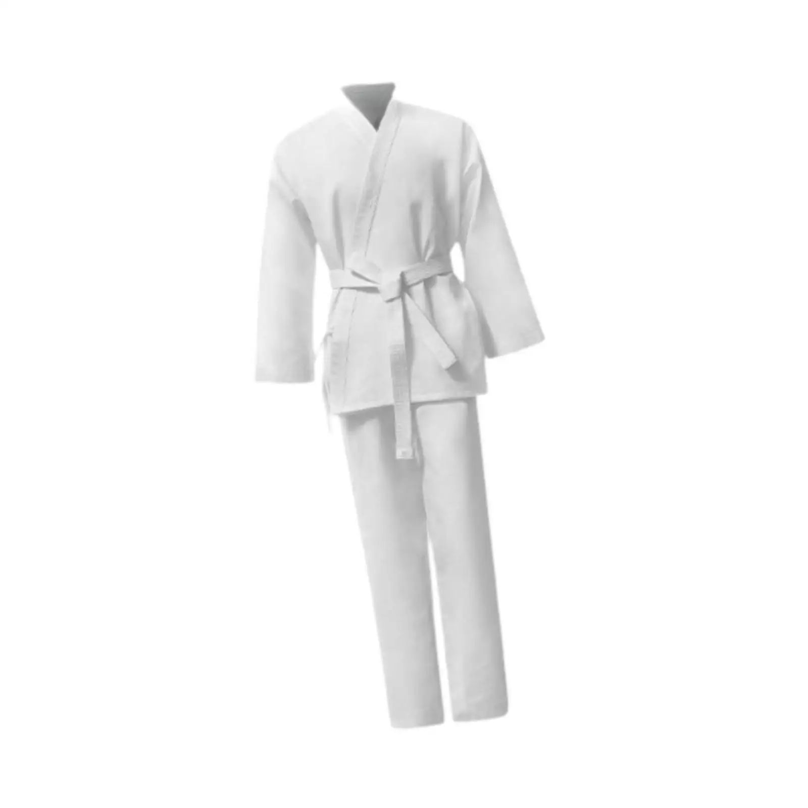Uniforme de Karate, conjunto de trajes de Karate, cintura elástica multifuncional, ropa de Karate de manga larga para entrenamiento y ejercicio