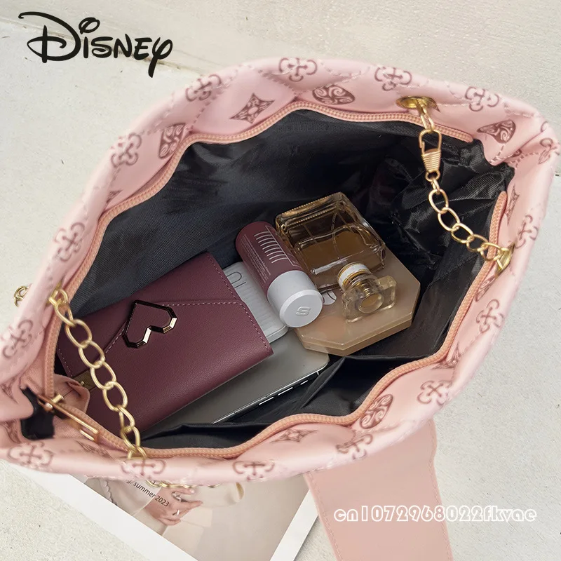 Disney Mickey neue Damen handtasche modische hochwertige Damen Umhängetasche Cartoon große Kapazität Pendler Damen Tasche