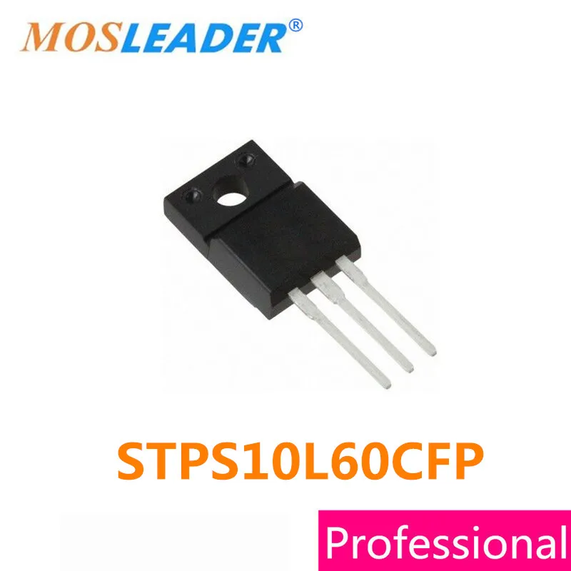 Mosleader STPS10L60CFP TO220F 50 Buah STPS10L60 STPS10L60C STPS10L60CF Kualitas Tinggi