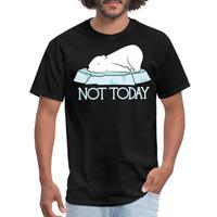 Not Today Polar Bear Funny Lazy Men's T Shirt