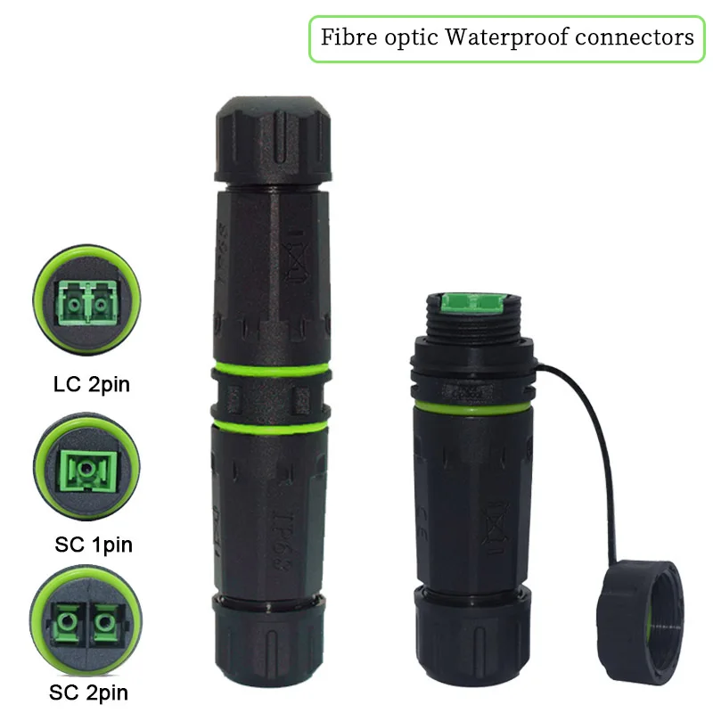 

SC APC Single Mode SC UPC Fiber Optic Waterproof Connector FTTH Fiber Optic Fast Connector SC Fiber Wire Quick Connector
