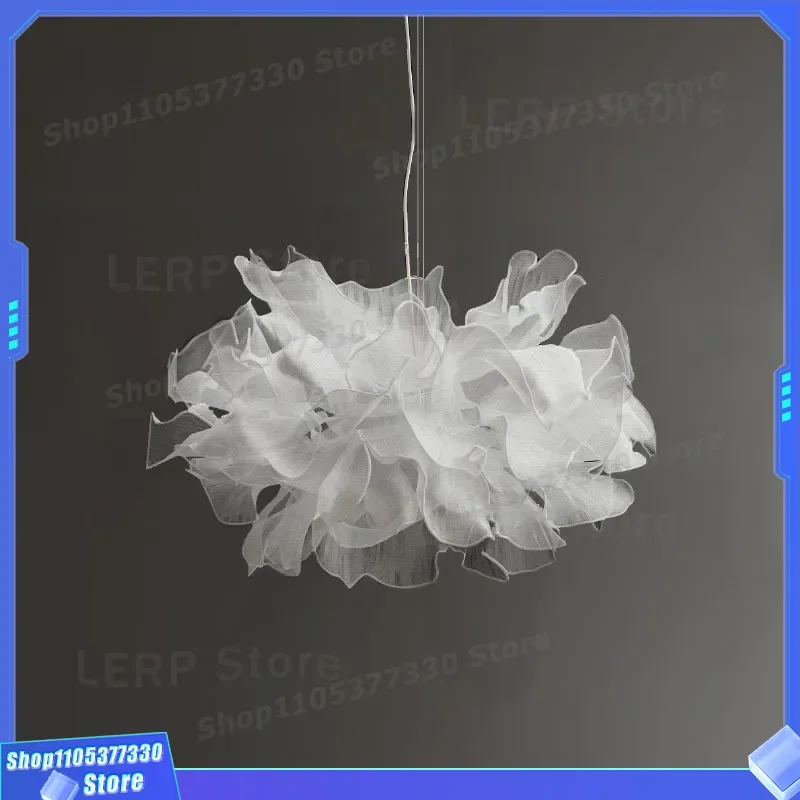 Modern Bionic Flower Chandelier Romantic Warm Light Creative Small Ceiling Lamp for Bedroom Home Decoration Artistic Design