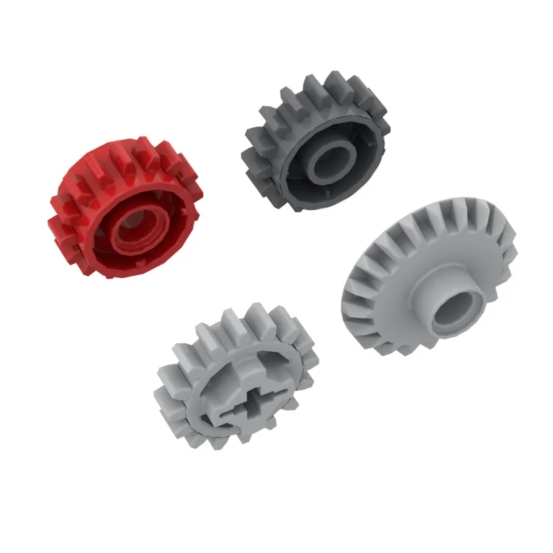 10pcs 87407 6542 94925 18946 Gear Tooth Bevel Pin Hole Bricks Collections  Toys For Technical MOC Buildings Blocks Compatibl