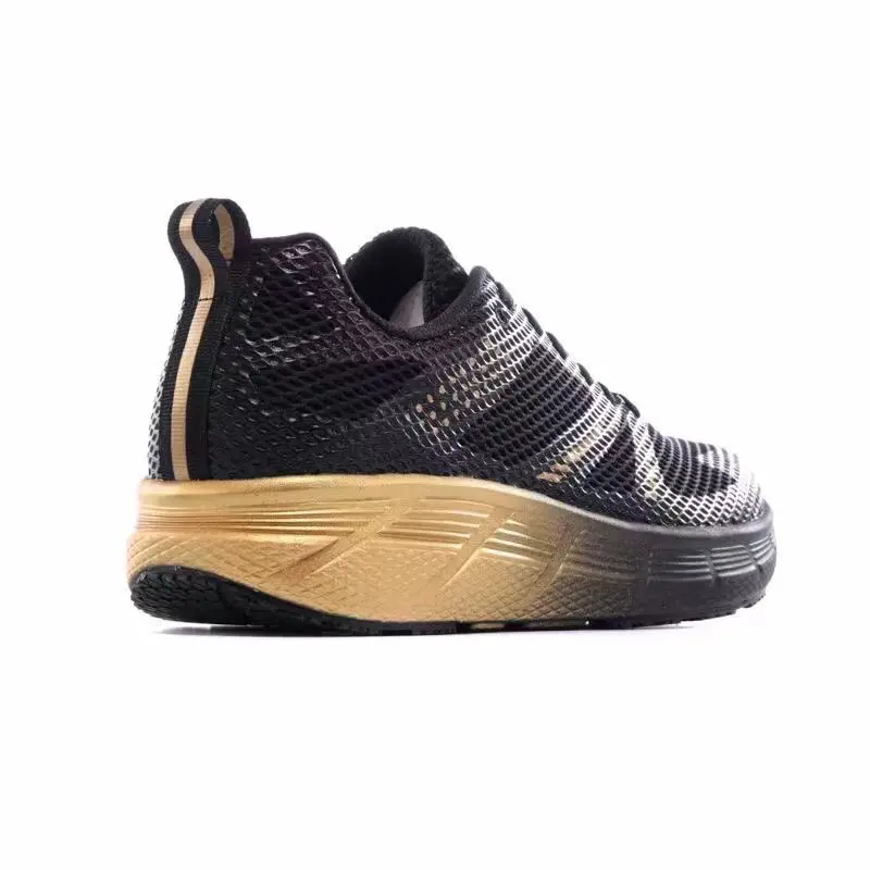 Par de zapatos deportivos para hombre, zapatos para correr de malla, transpirables, finos, ligeros, absorbentes de golpes, cómodos