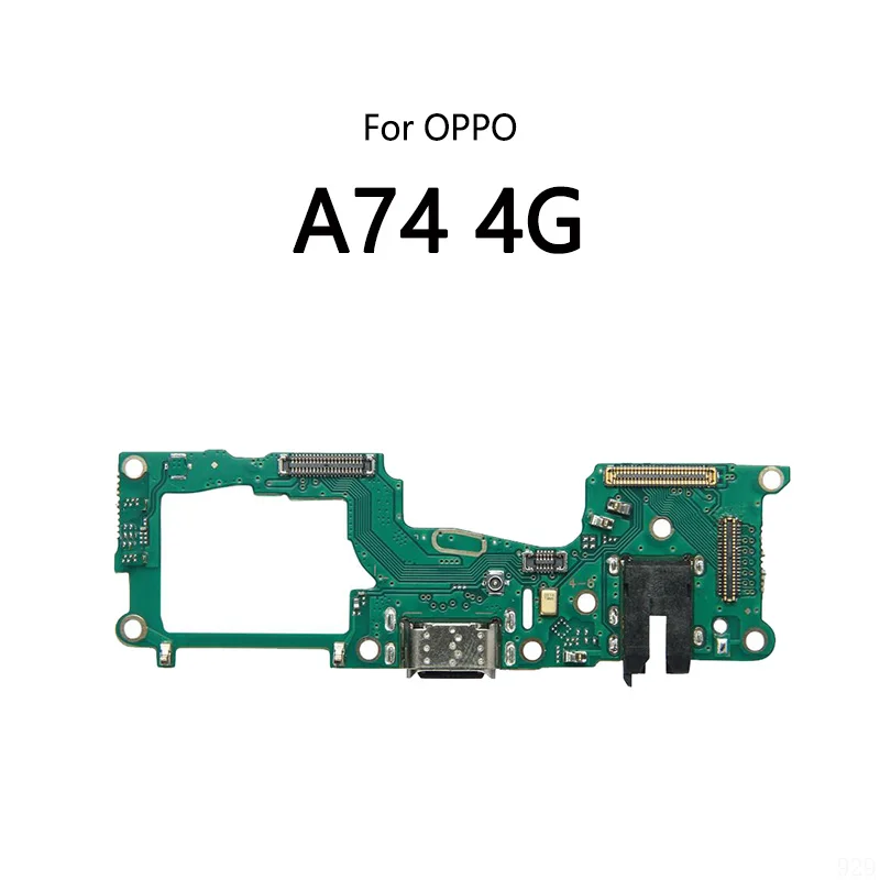 USB Charge Dock Port Socket Jack Plug Connector Flex Cable For OPPO A74 4G 5G Charging Board Module