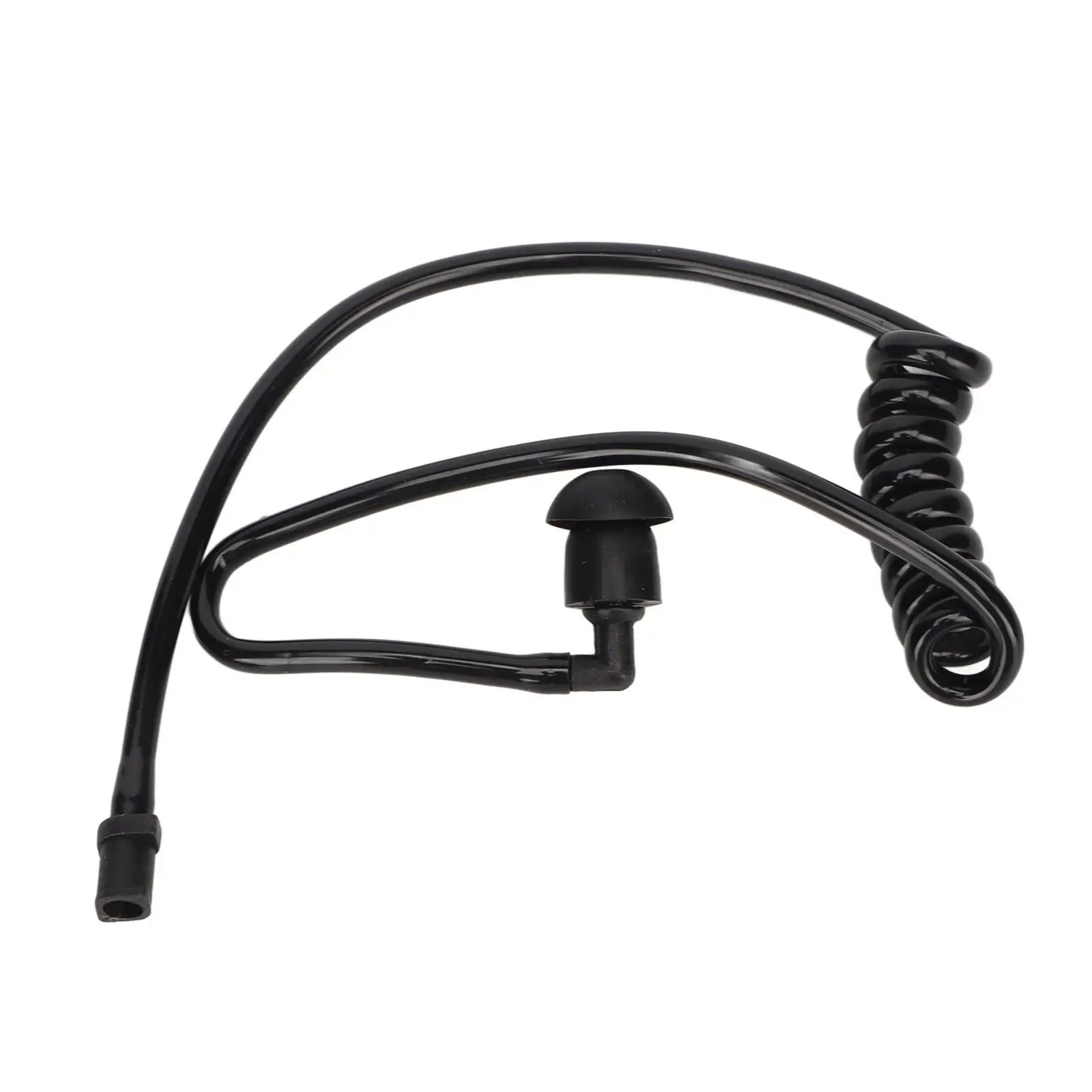 Coiled Acoustic Tube Earpiece Replacement Mic for 2-Way Radio Headsets - Compatible with for motorola , for kenwood , for icom