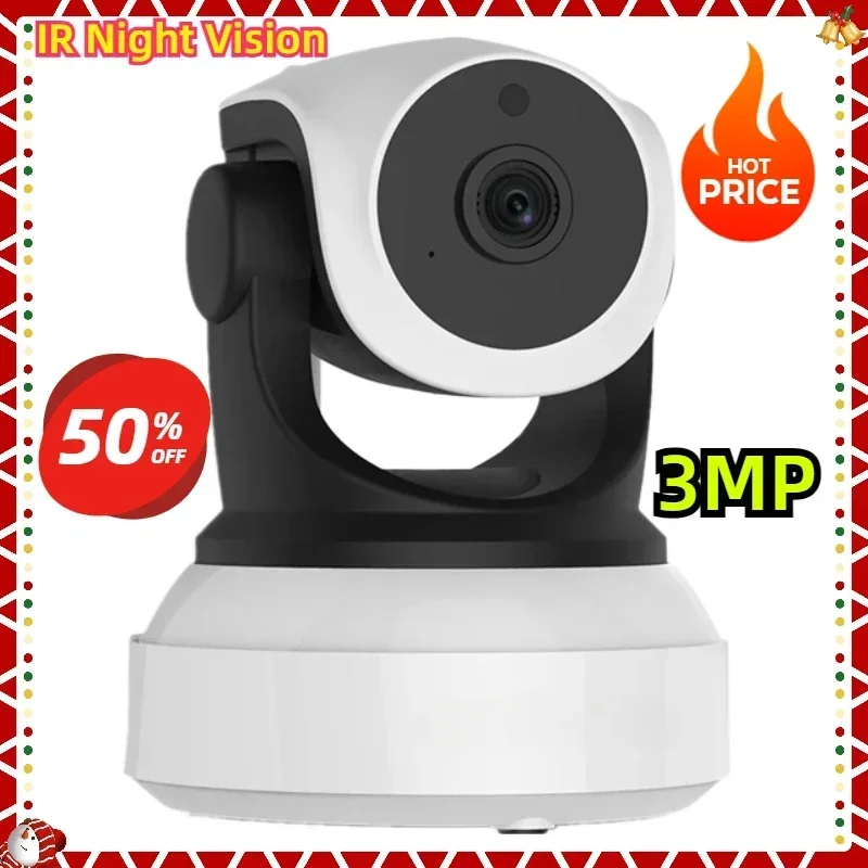 

3MP HD Wireless WiFi IP Camera Surveillance 1080P Home Security IR Night Vision PTZ Baby Monitor Camera CCTV Camera