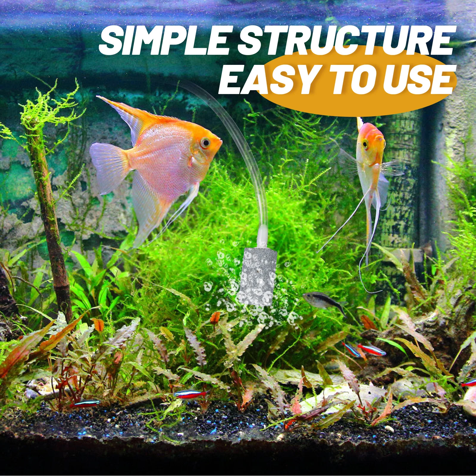 

USB Portable Oxygen Pump for Fish Tank Silent Aquarium Air Pump Bubbler Quiet Small Aquarium Aerator Fish Tank Bubbler