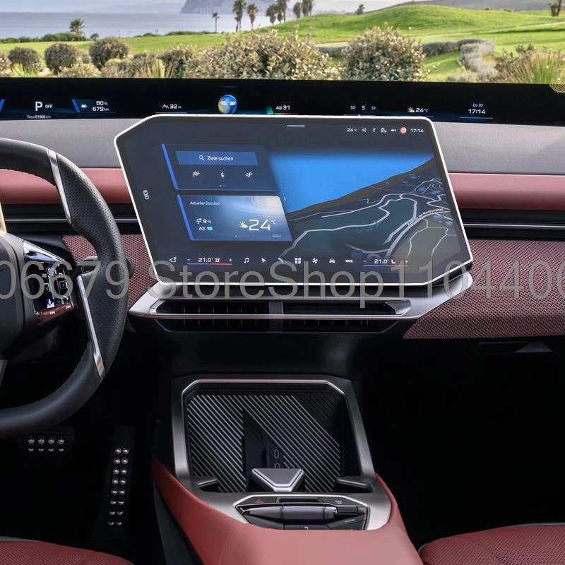 

For BMW iX3 2026 Car infotainment radio GPS Navigation Tpu Screen protector film anti- Scratch interior car accessories