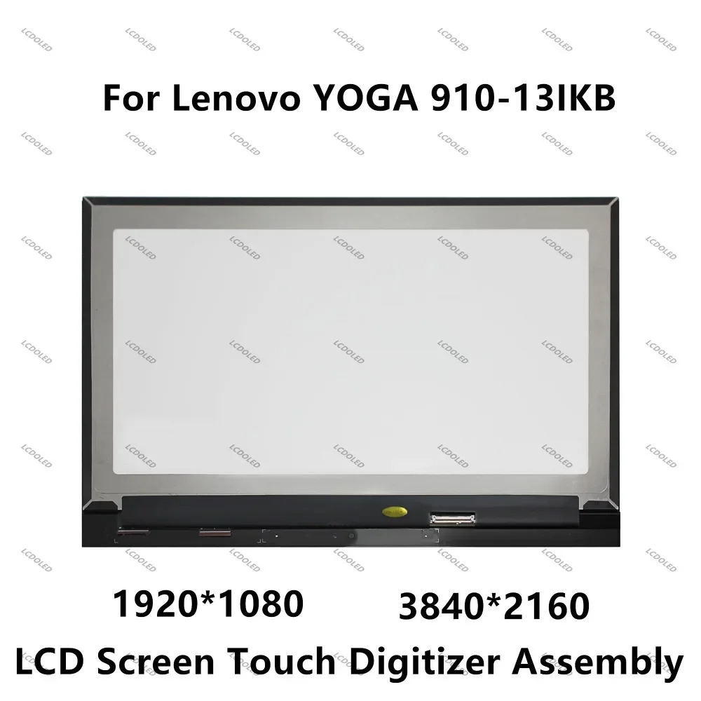 

13.9'' FHD LCD Screen Touch Digitizer Glass Assembly For Lenovo Yoga 910 80VF001TUS 80VF00H3UK 80VF00FFSP 80VF00H2UK 80VF004ASP