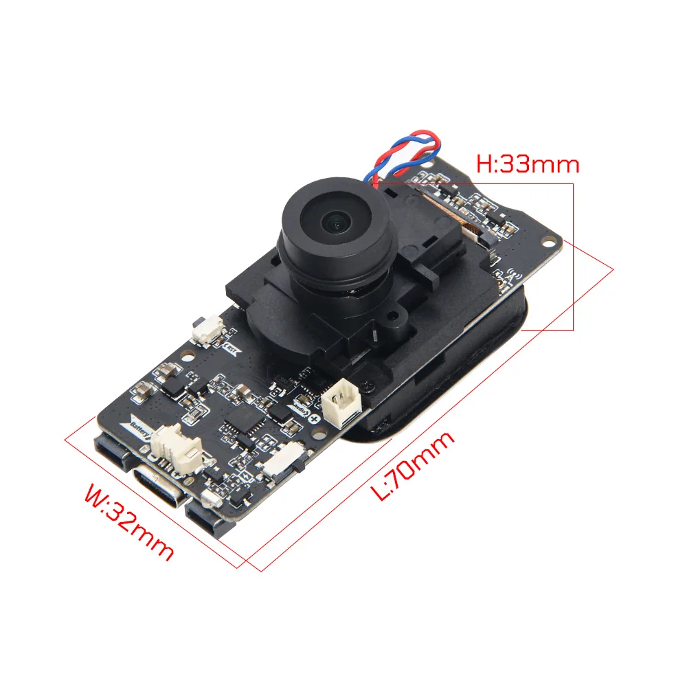 LILYGO® T-Camera-Plus-S3 ESP32-S3 Camera Development Board 2/5 Million Pixels IR-Cut Night Vision Module 1.3 Inch Touch Display