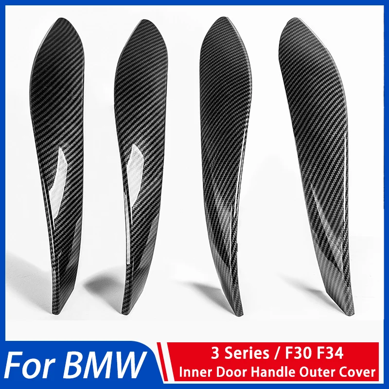 

Car Interior Door Handle Pull Trim Cover for BMW 3 4 Series F30 F31 F32 F33 F34 F36 F80 F82 F83 Compatible with 316d 318d 320d
