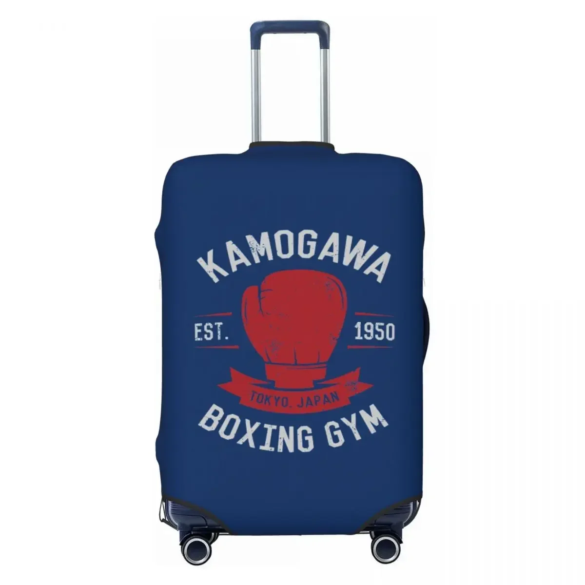 Custom Kamogawa Boxing Gym Luggage Cover Fashion Hajime No Ippo KBG Suitcase Protector Covers Suit For 18-32 inch