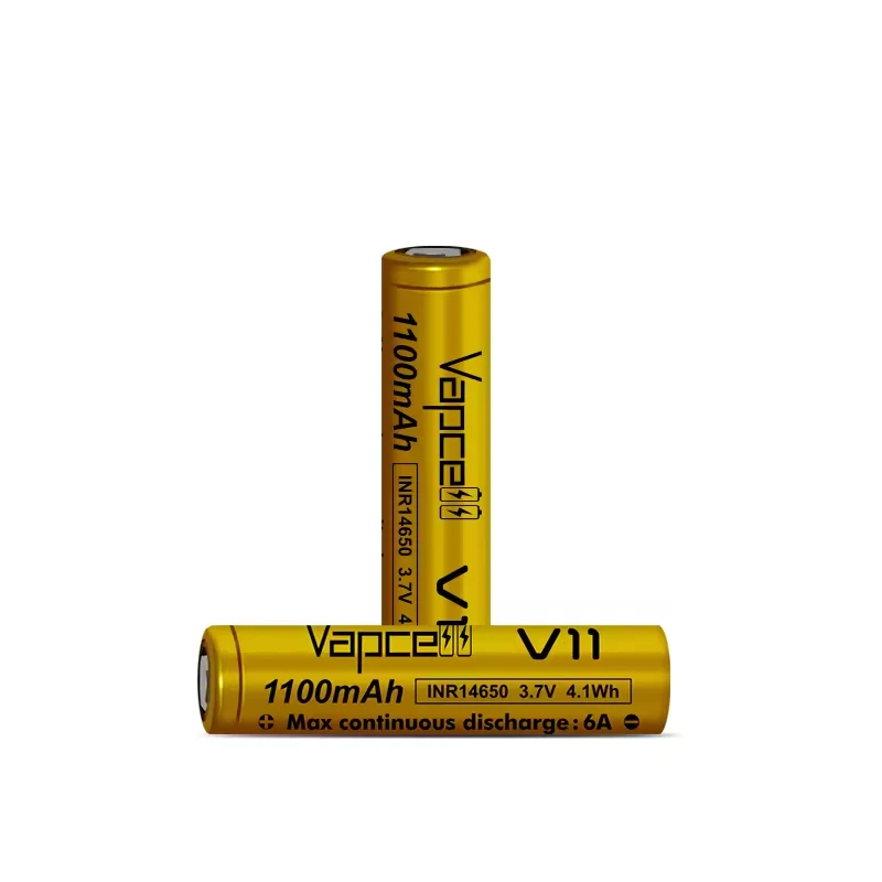 1-10 sztuk oryginalna klasa A Vapcell 14650 V11 bateria litowa 1100mah 6A 3.7V akumulatory wysokiej jakości ogniwo INR14650