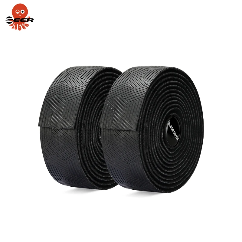 AliExpress SEER Handlebar Tape Non-Slip Stain Resistant Silicone+ EVA Ultralight  Shock Absorbing Breathable Road Bike Stamp Bar Tape