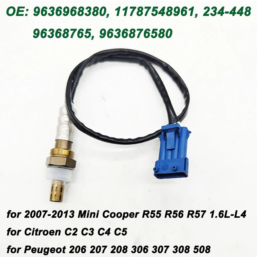 Citroen-高品質酸素センサー0258006185, 96368765, 9636968380,206,c2,c3,c4,c5,c6,c8,Peugeot 207, 306, 307, 9644491280用