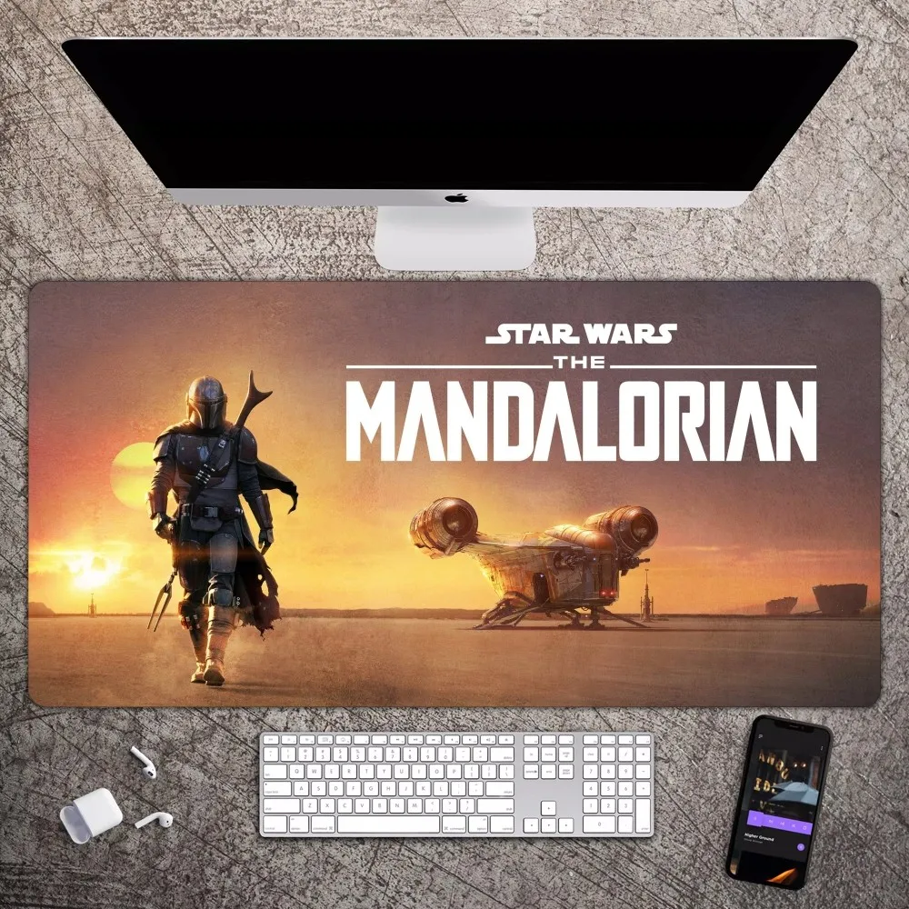 BEAST KINGDOM Yoda Star Wars Mandalorian Mousepad Large Gaming Compute Gamer PC Keyboard Mouse Mat