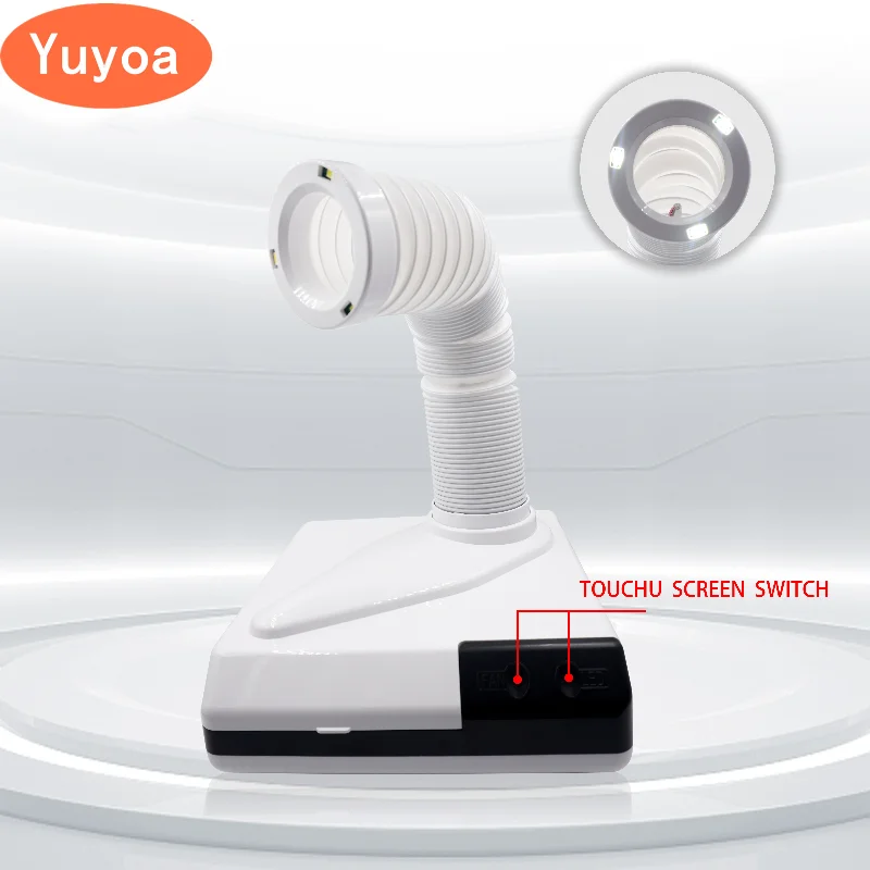 

60W Dental Vacuum Cleaner Strong Dust Collector Extractor Dentistry LED Lab Dust Suction Machine for Dentist Polishing Tools