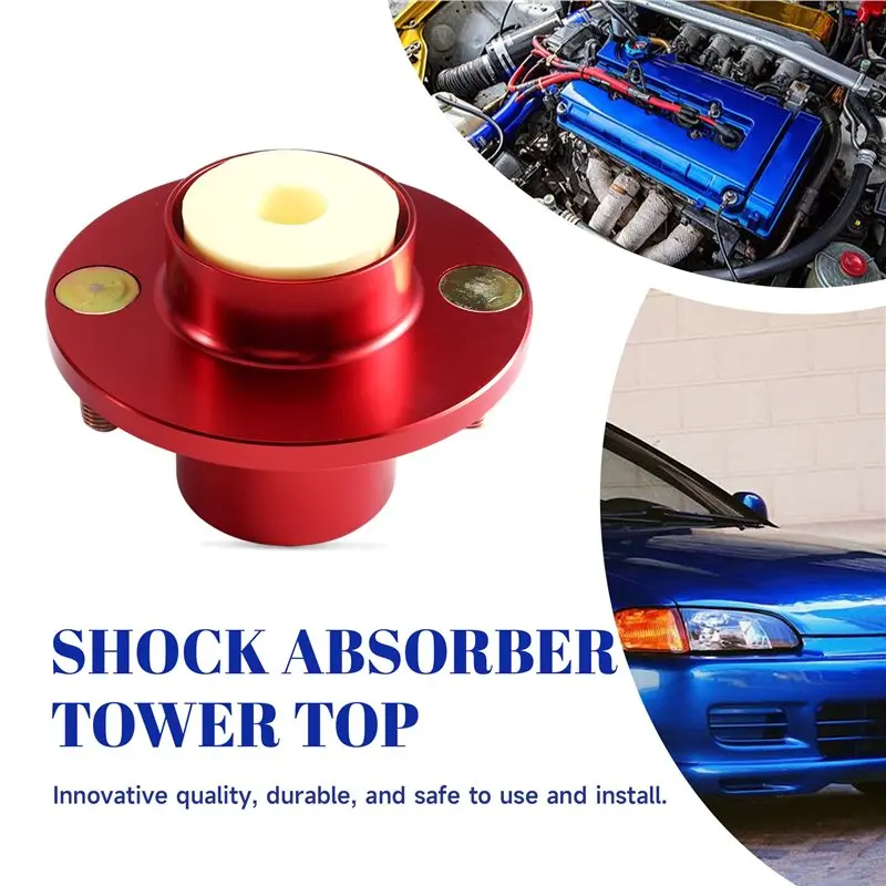A30P-Suspension Shocks Top Hat Set For 92-00 Civic 93-97 Del Sol Integra Coilover Shock Top Mount Strut Tower All Models 1Set