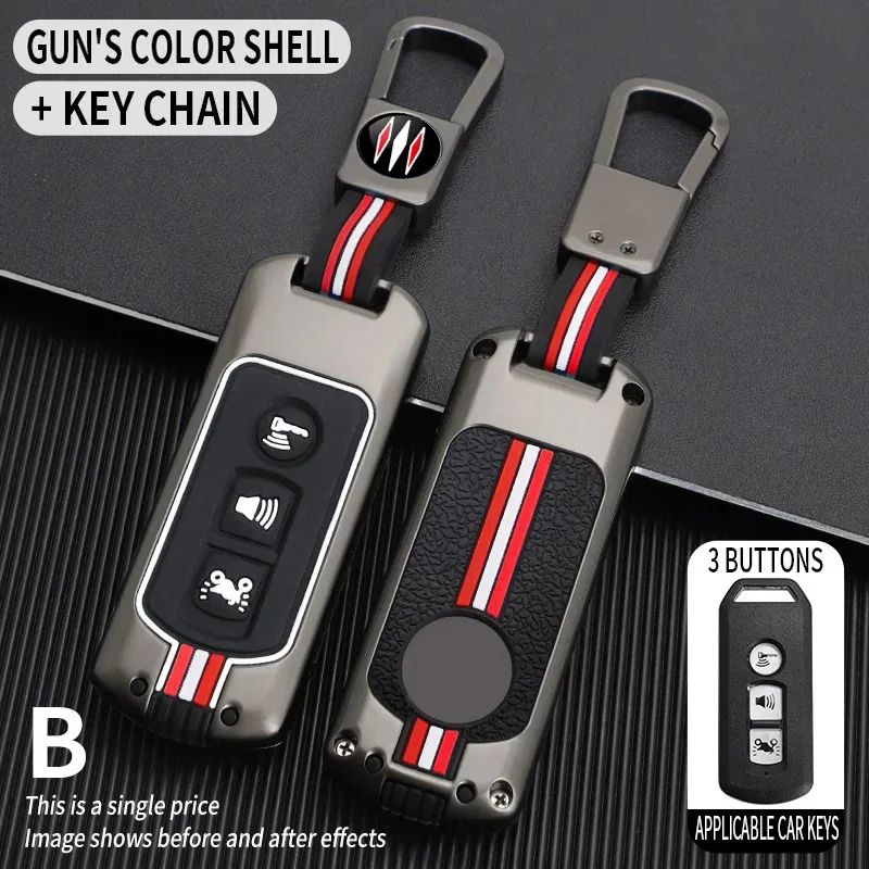 

Zinc Alloy Motorcycle Key Case Key Protection Cover for HONDA X-ADV 750 XADV 150 Forza 300 PCX 125 SH300i 2017-2024 Accessories