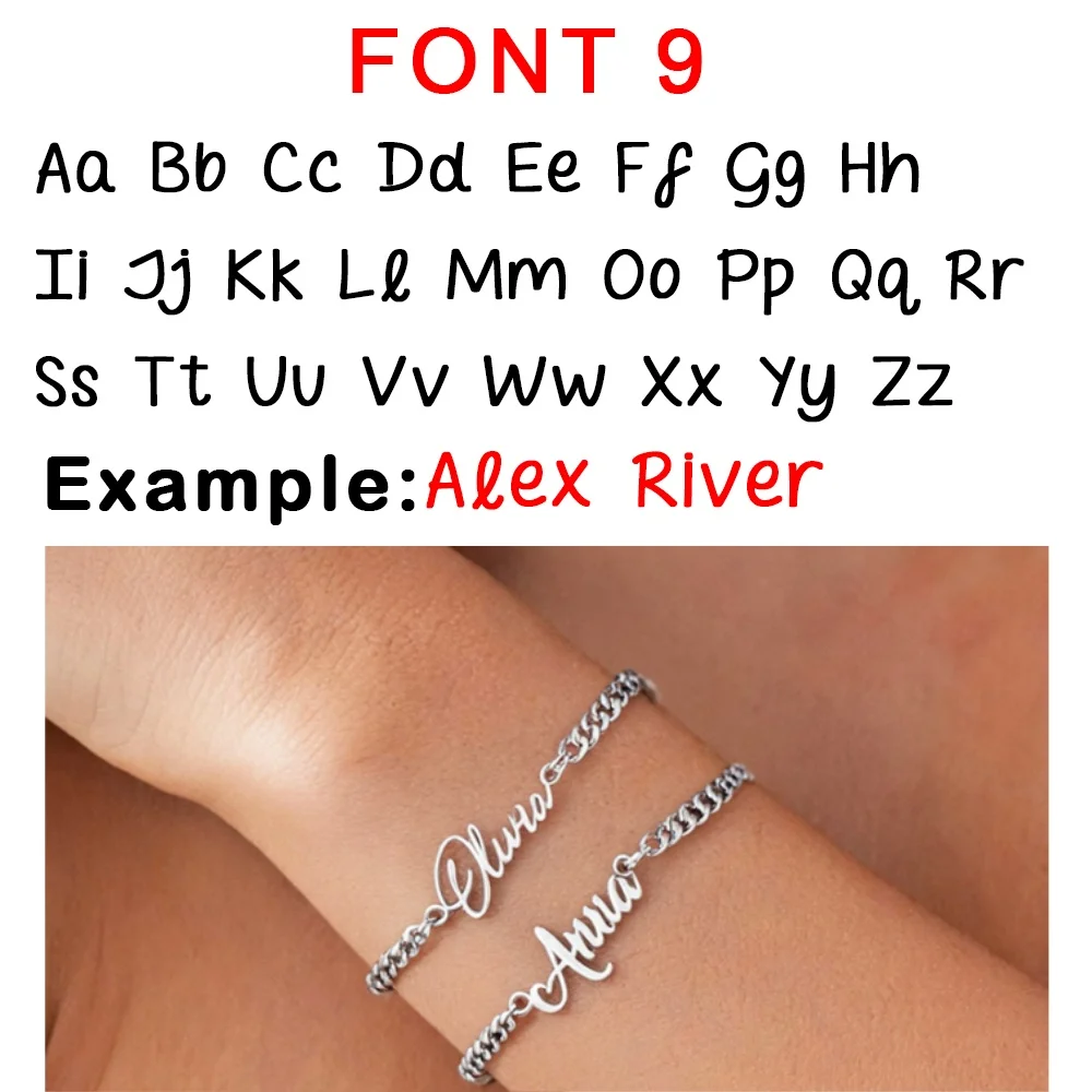 Women's Custom Nameplate Bangle Bracelet, Stainless Steel
