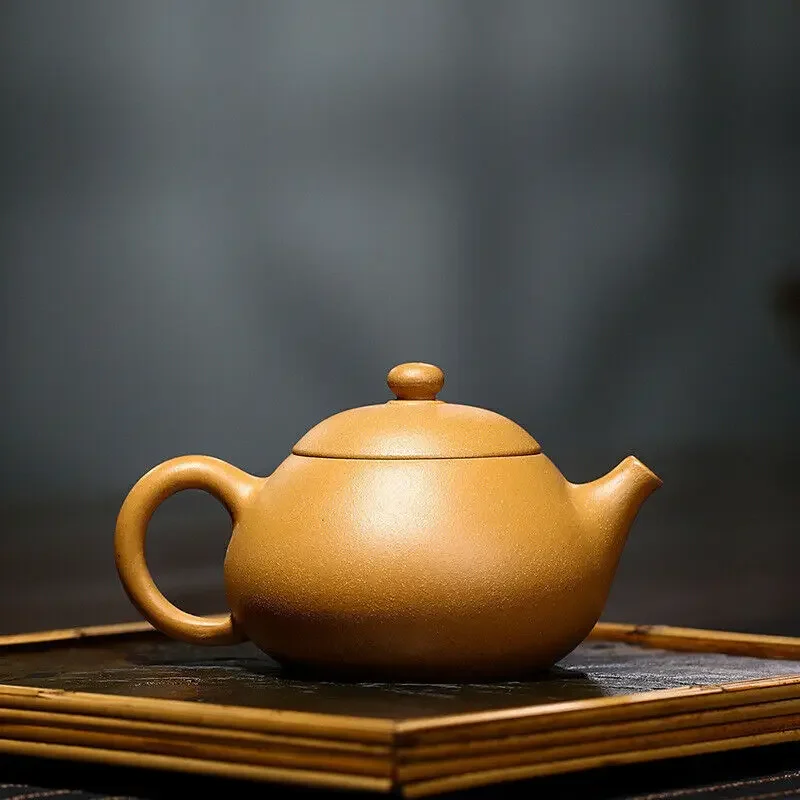 China Yixing Zisha Pottery Duan Clay Handmade 180cc Cream Teapot