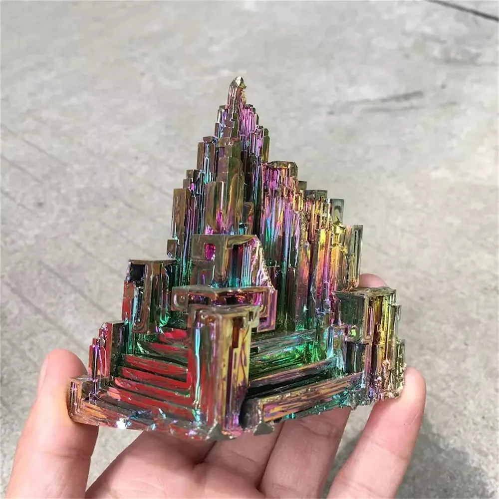 Natural Bismuth Mines, Crystal Clusters, Energy Gems, Reiki Healing, Room Decoration, Gifts, Meditation, Air Purification, Demag